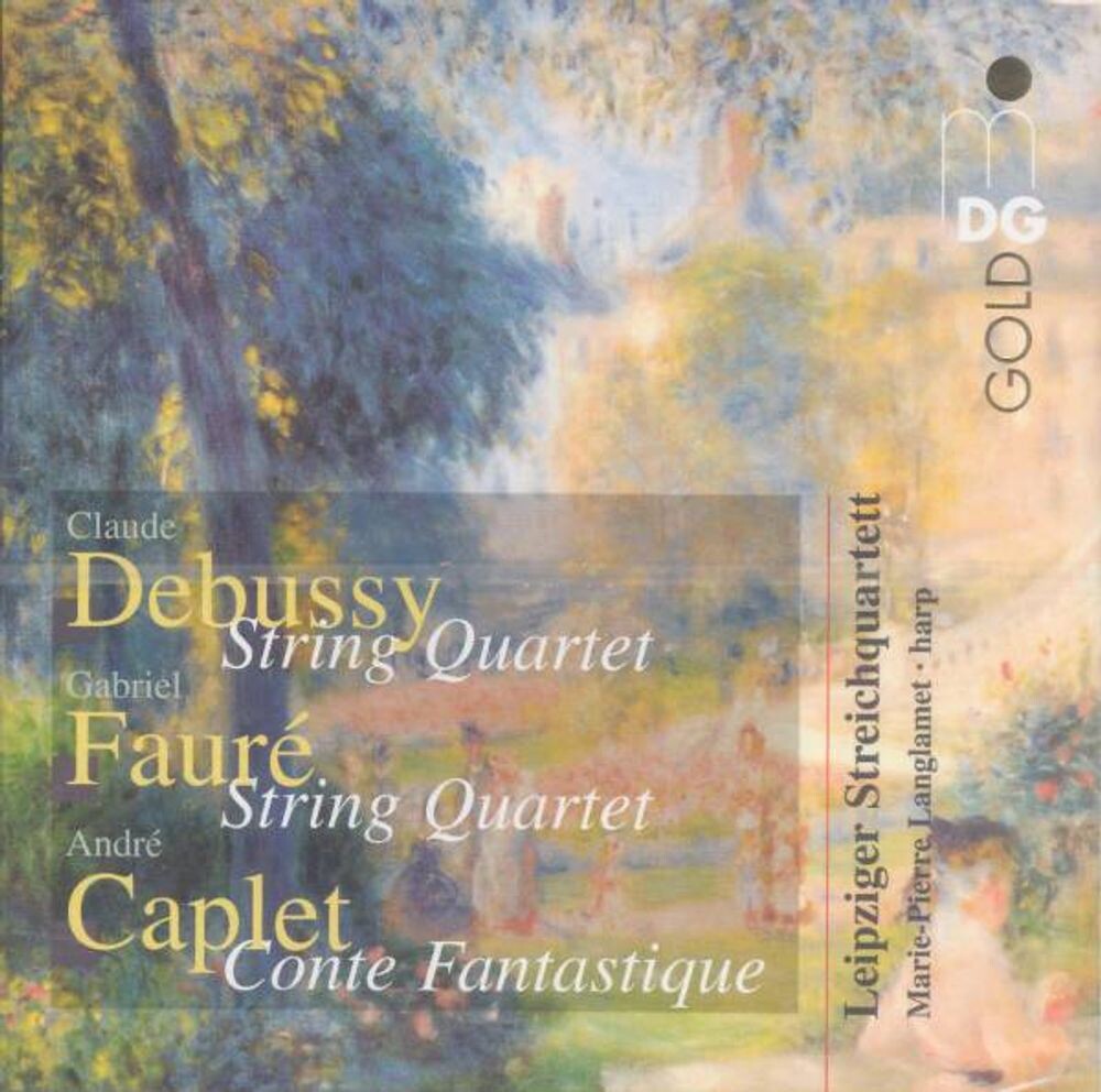 

Диск CD Debussy / Fauré / Caplet: String Quartets [Import] - Claude Debussy, Gabriel Fauré, Andre Caplet, Leipziger Streichquartett
