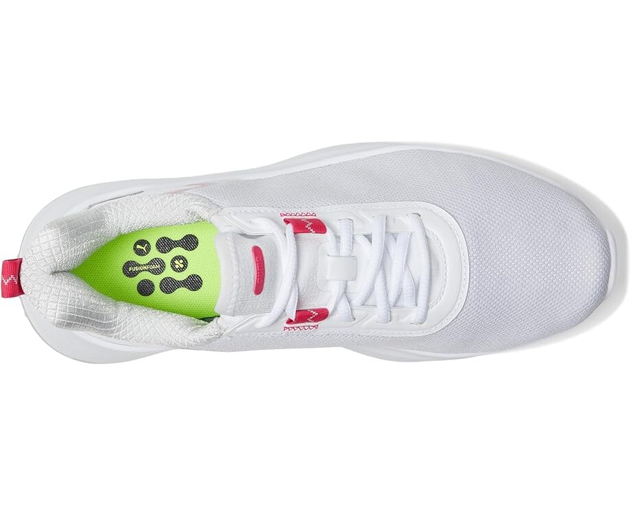 Кроссовки PUMA Golf Fusion Crush Sport Jr, цвет Puma White/Garnet Rose — фото 2