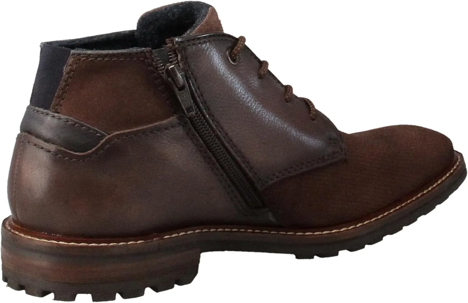 Мужские модные ботинки Bugatti Masat Comfort, Dark Brown Dark Brown — фото 2