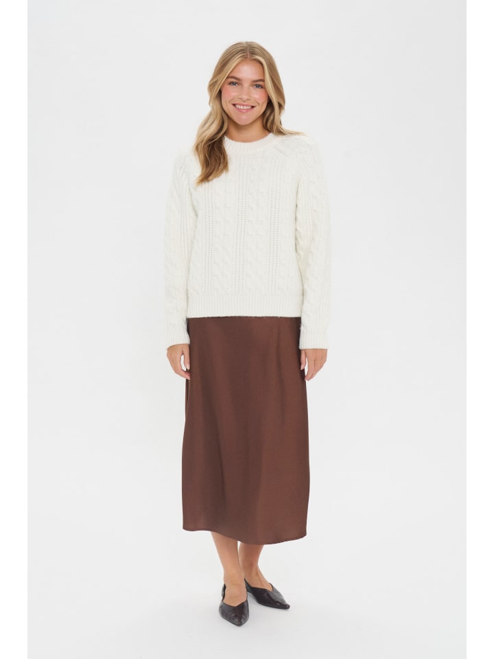 

SAINT TROPEZ Вязаный свитер NylaSZ прямого кроя, цвет «Лед»