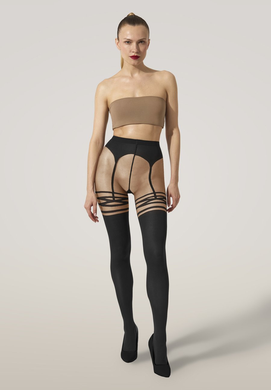 

Тайтсы Wolford Tights, Fairly Light Black/Mottled Black