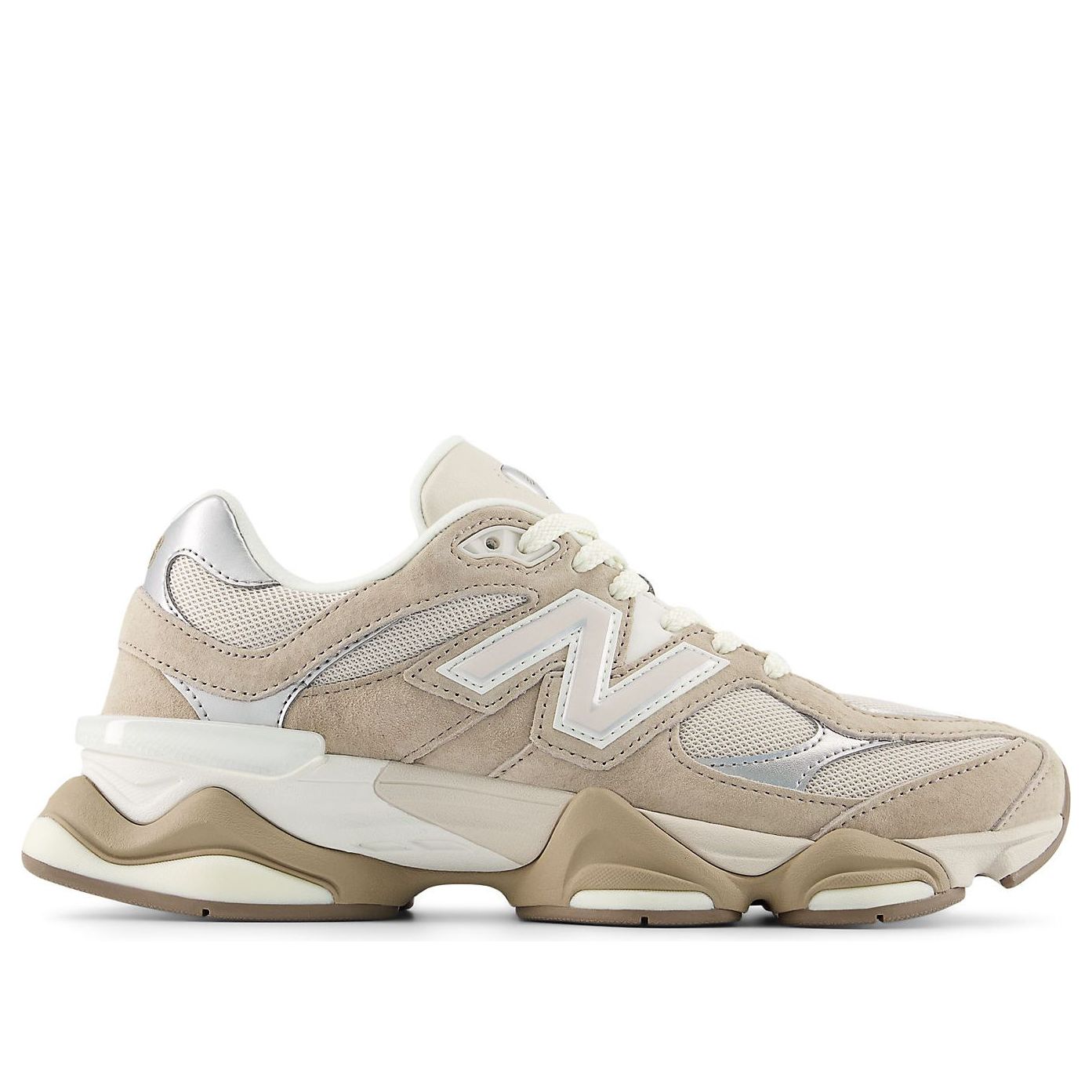 Кроссовки New Balance 9060 'Moonbeam Silver Metallic Driftwood' — фото 2