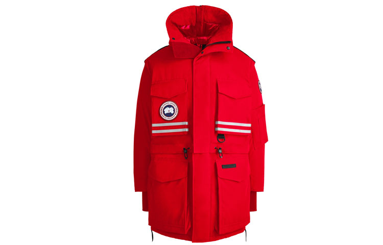 X ANGEL CHEN SS21 Пуховик Зимний Мужской Богатство Canada Goose, красный — фото 3