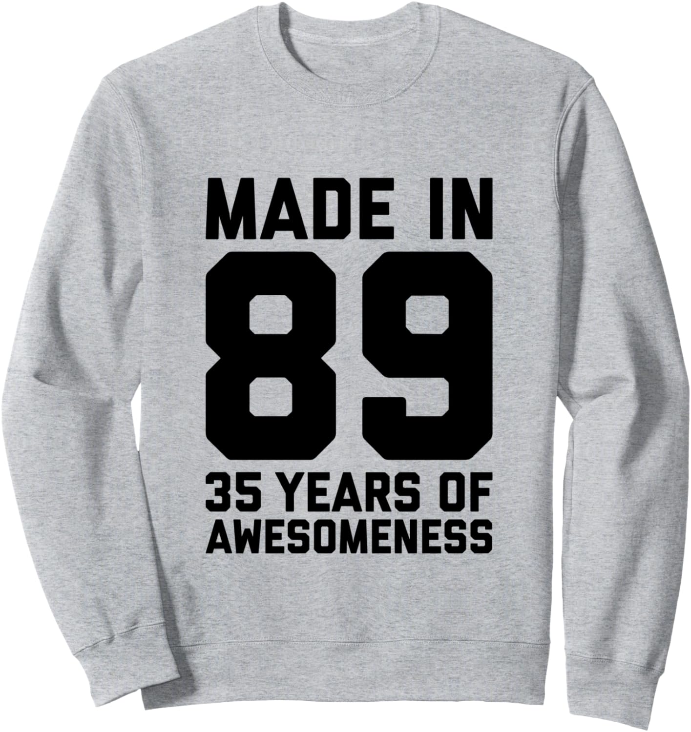 

Толстовка на 35-летие, подарок на 35-летие для мужчин, женщин, сыновей, дочерей, толстовка Birthday 35Th Gift Son Daughter Happy Designs, серый