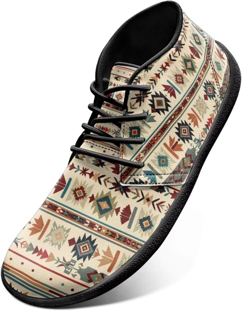

Мужские кроссовки Jeiento в стиле Tribal Aztec с широким носком, Удобные кроссовки для ходьбы с нулевым перепадом высоты подошвы, Tribe