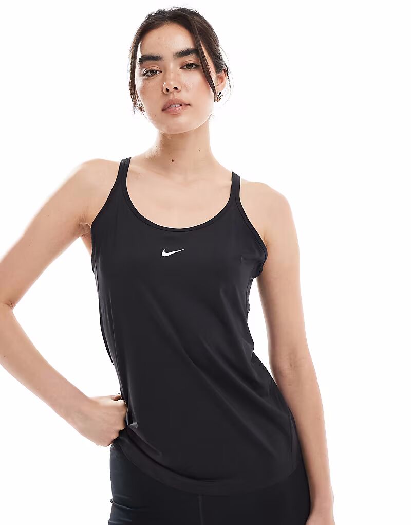 

Жилет Nike One Training Dri-FIT черного цвета с бретельками