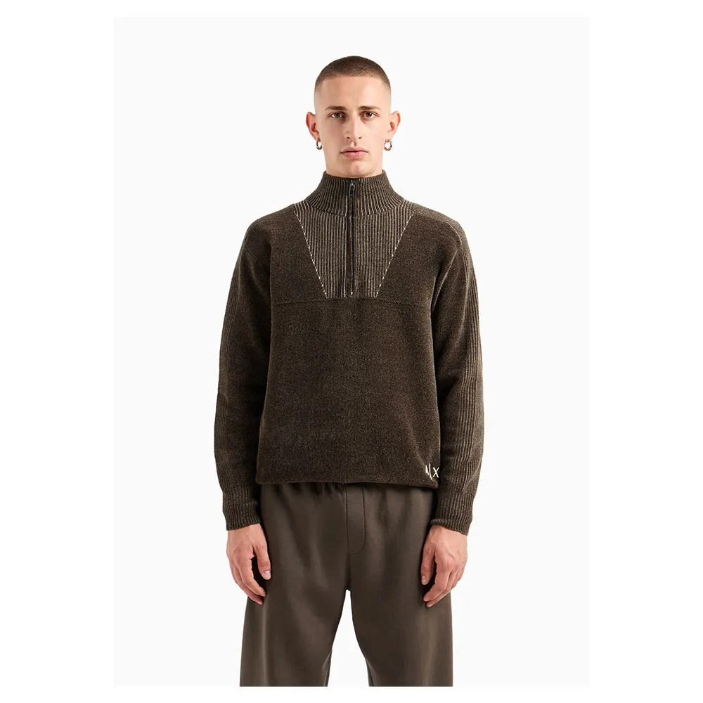 

Свитер Armani Exchange 6DZM1K_ZM4LZ high neck, коричневый