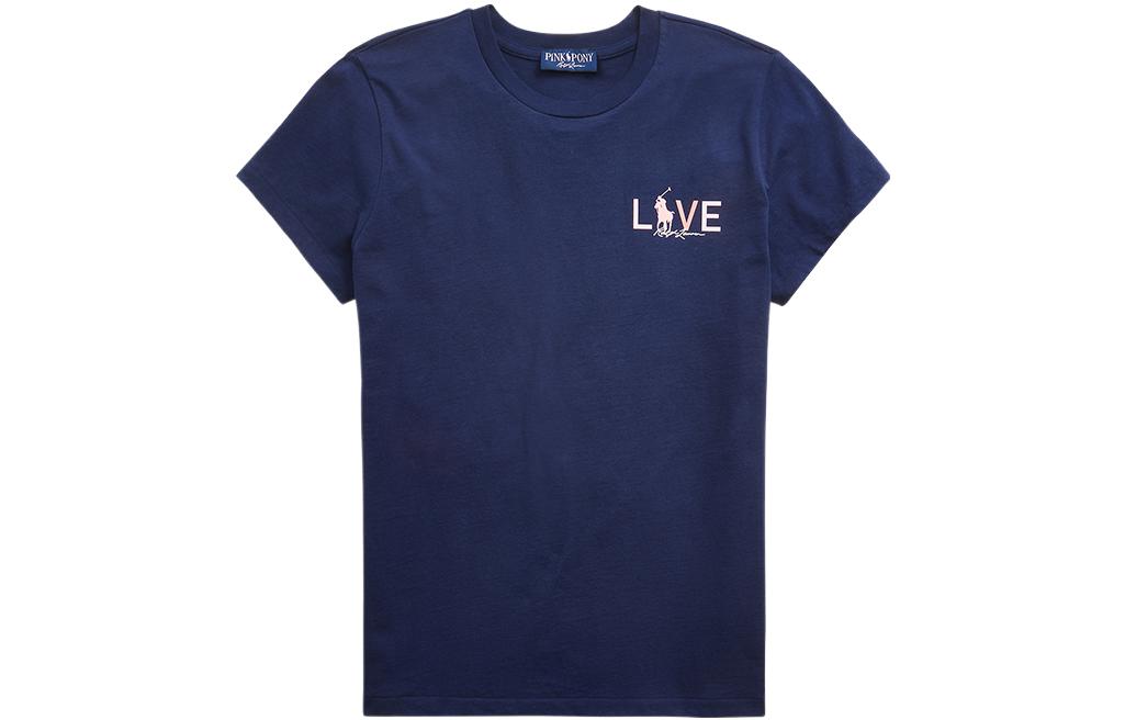 

Polo Ralph Lauren Футболка женская морская синяя, Синий, Polo Ralph Lauren Футболка женская морская синяя