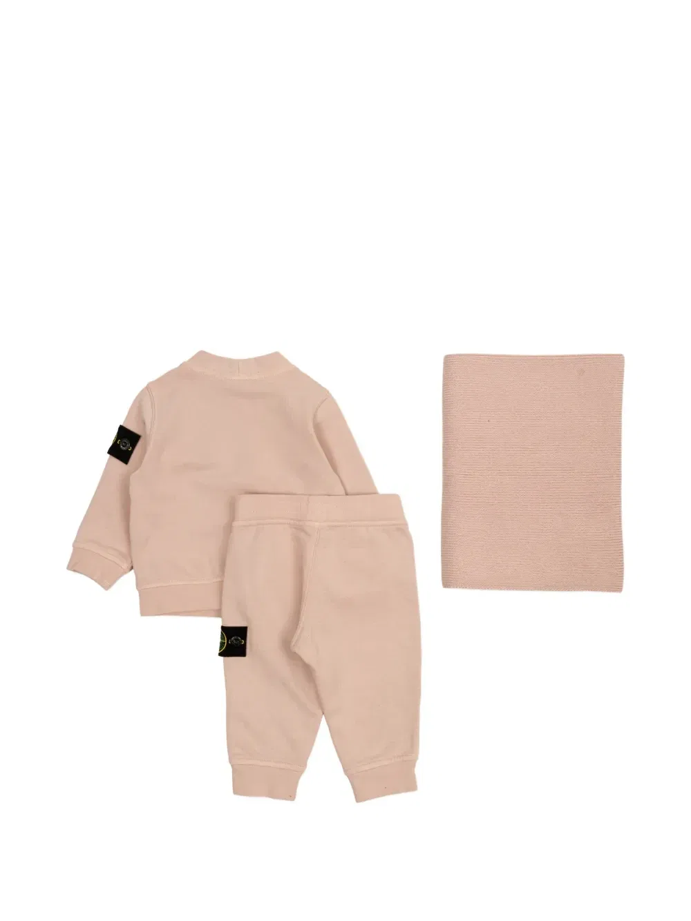 Брюки с нашивкой Stone Island Junior, розовый — фото 2