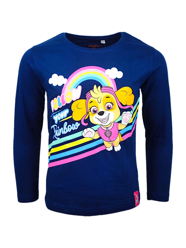 

Рубашка с длинным рукавом Paw Patrol, темно-синий