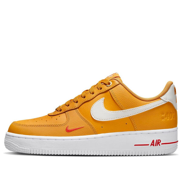Кроссовки air force 1 '07 se '40th anniversary - yellow ochre' Nike, оранжевый
