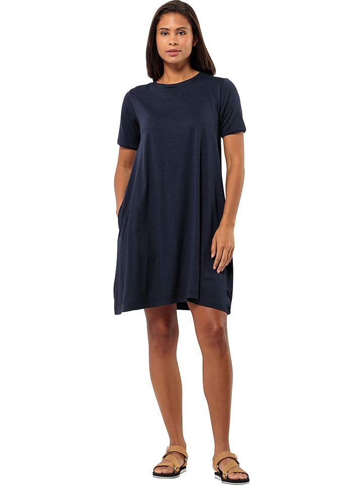 

Короткое платье Jack Wolfskin Kleid Travel, темно-синий