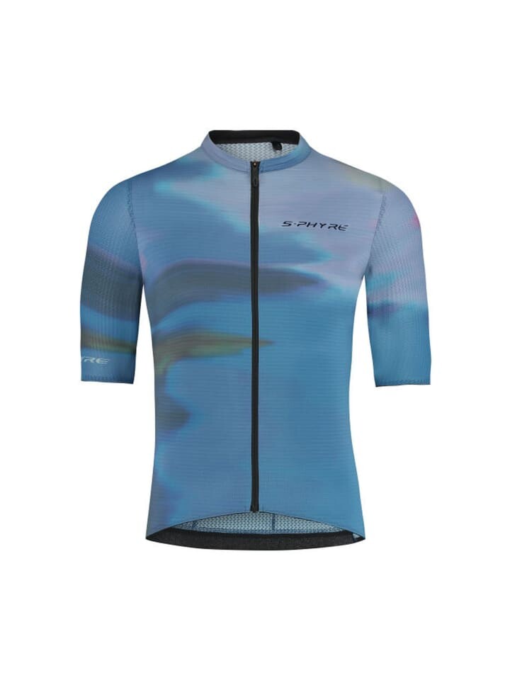 

Функциональная рубашка SHIMANO Short Sleeves Jersey S-PHYRE LEGGERA, синий