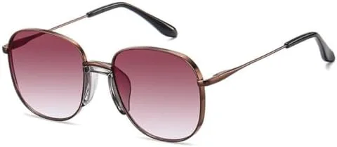 

Модные солнцезащитные очки 2026 года для мужчин и женщин, винтажные очки в металлической оправе, очки для активного отдыха, солнцезащитные очки UV400 MTZJH, Purple