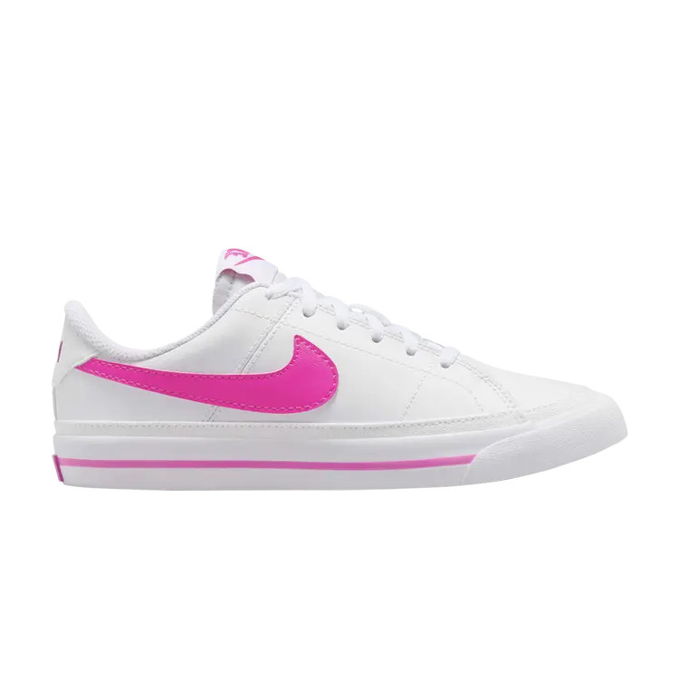 

Кроссовки Court Legacy GS, цвет White Laser Fuchsia