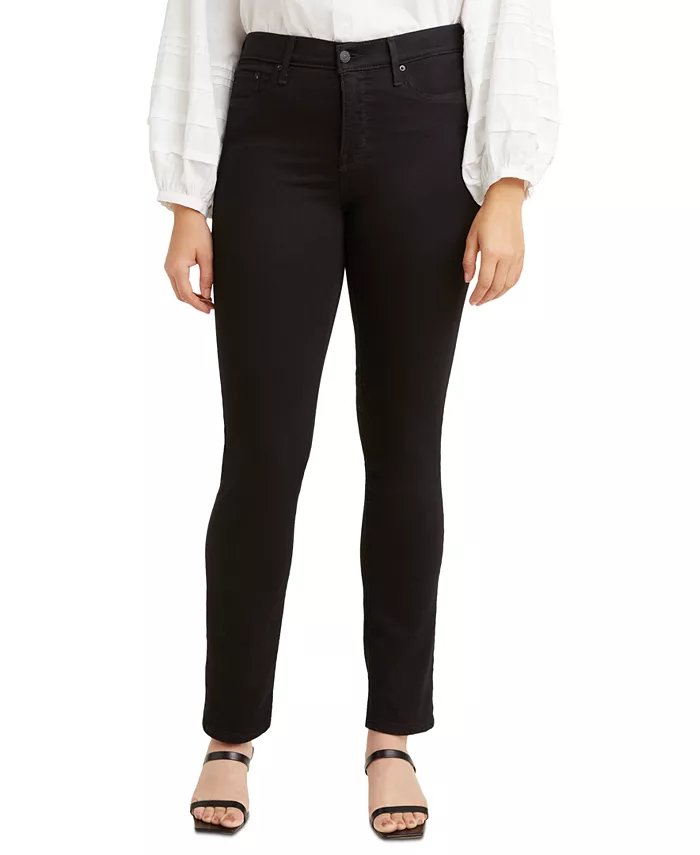 

312 Shaping Stretch Mid Rise Slim Leg Джинсы Levi's, черный