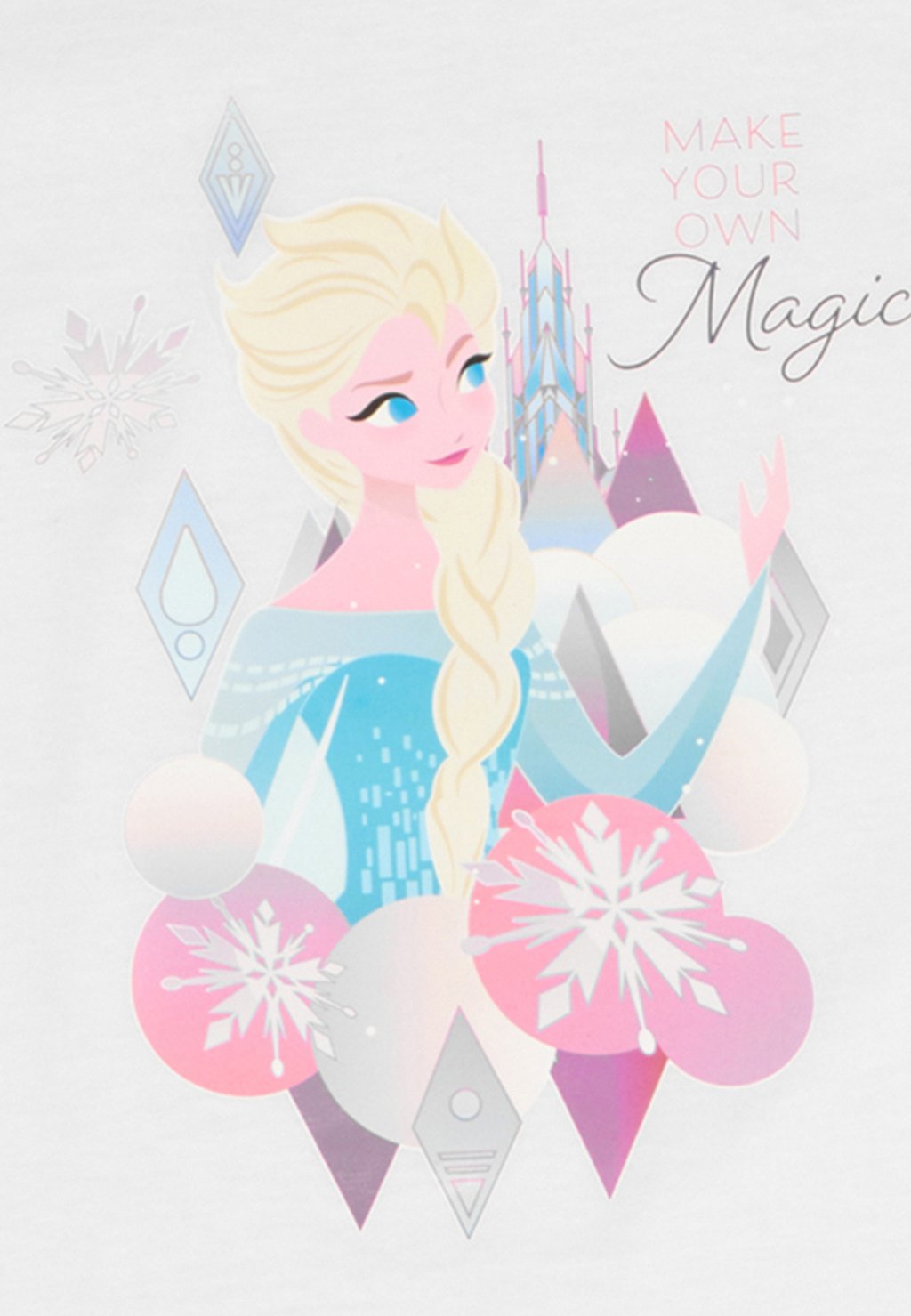 Футболка с принтом FROZEN Disney FROZEN, белый — фото 3
