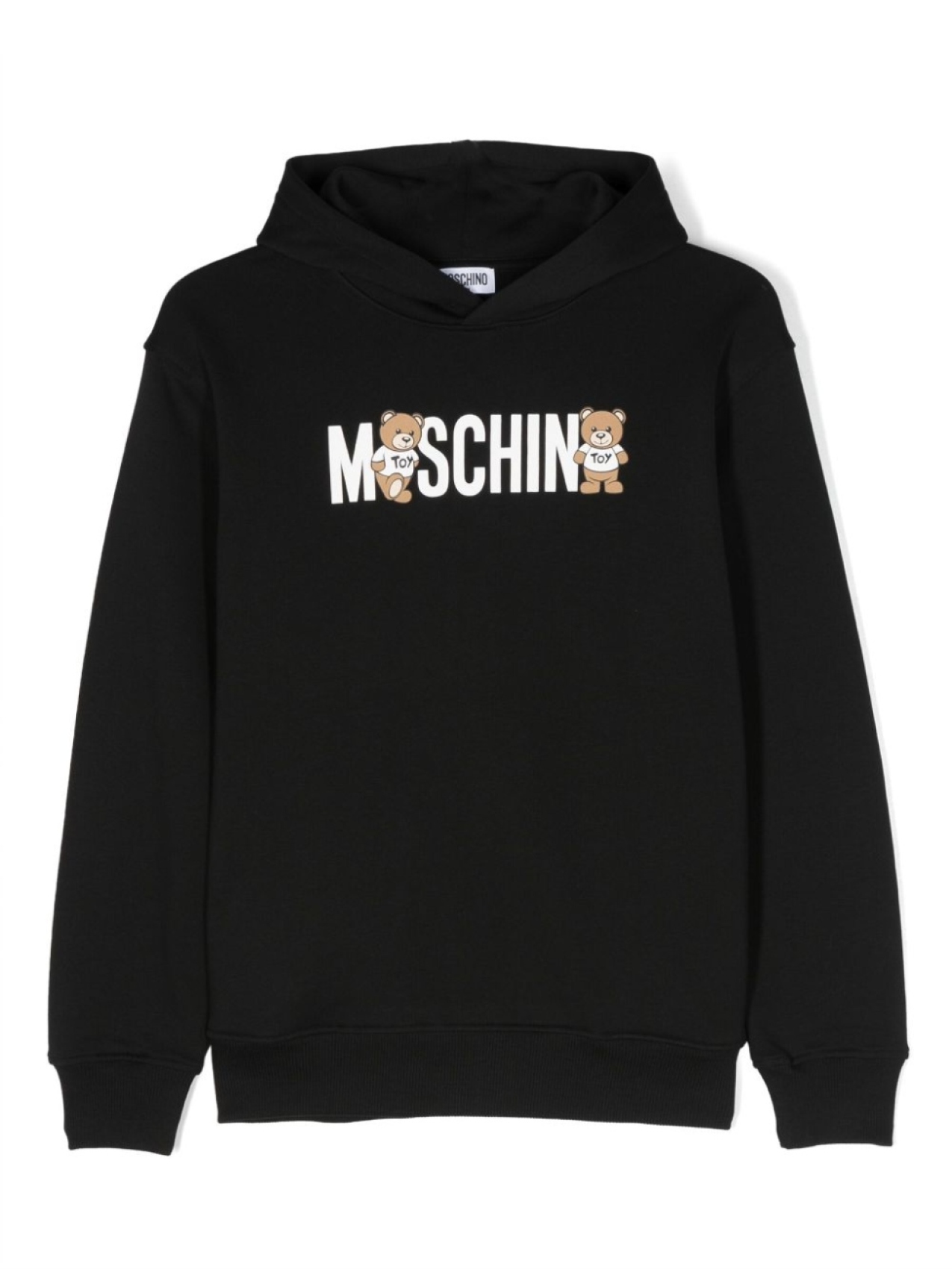 

Moschino Kids худи с логотипом, черный