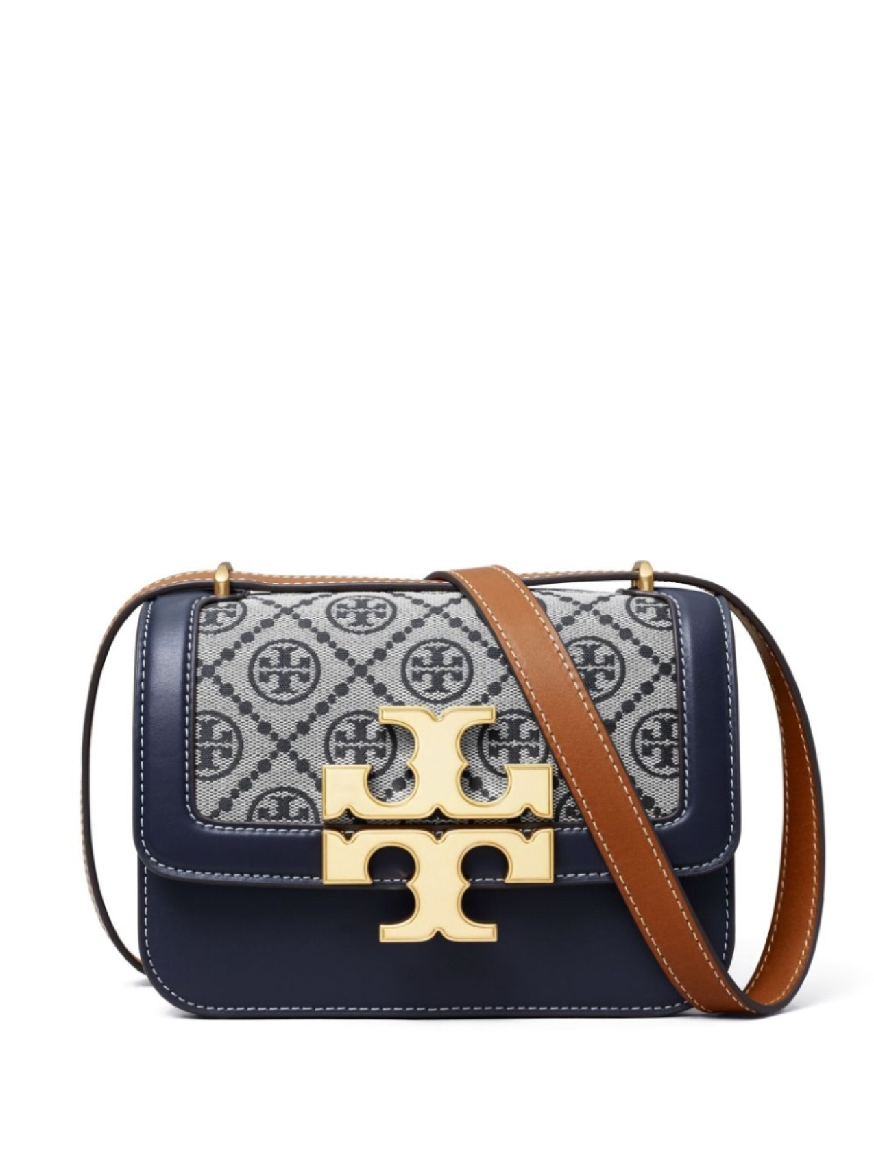 

Сумка через плечо Eleanor с логотипом Tory Burch, синий