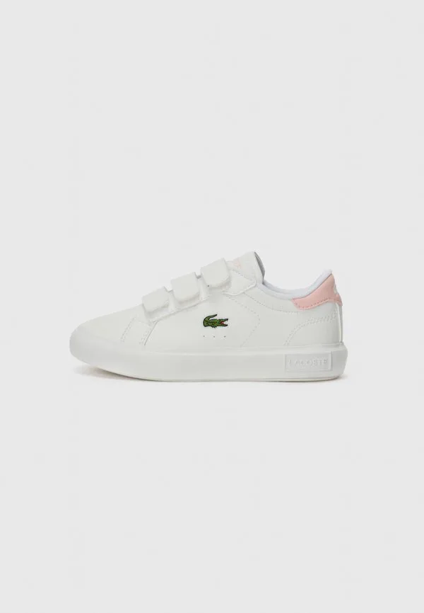 Кроссовки powercourt унисекс Lacoste, White/Light Pink