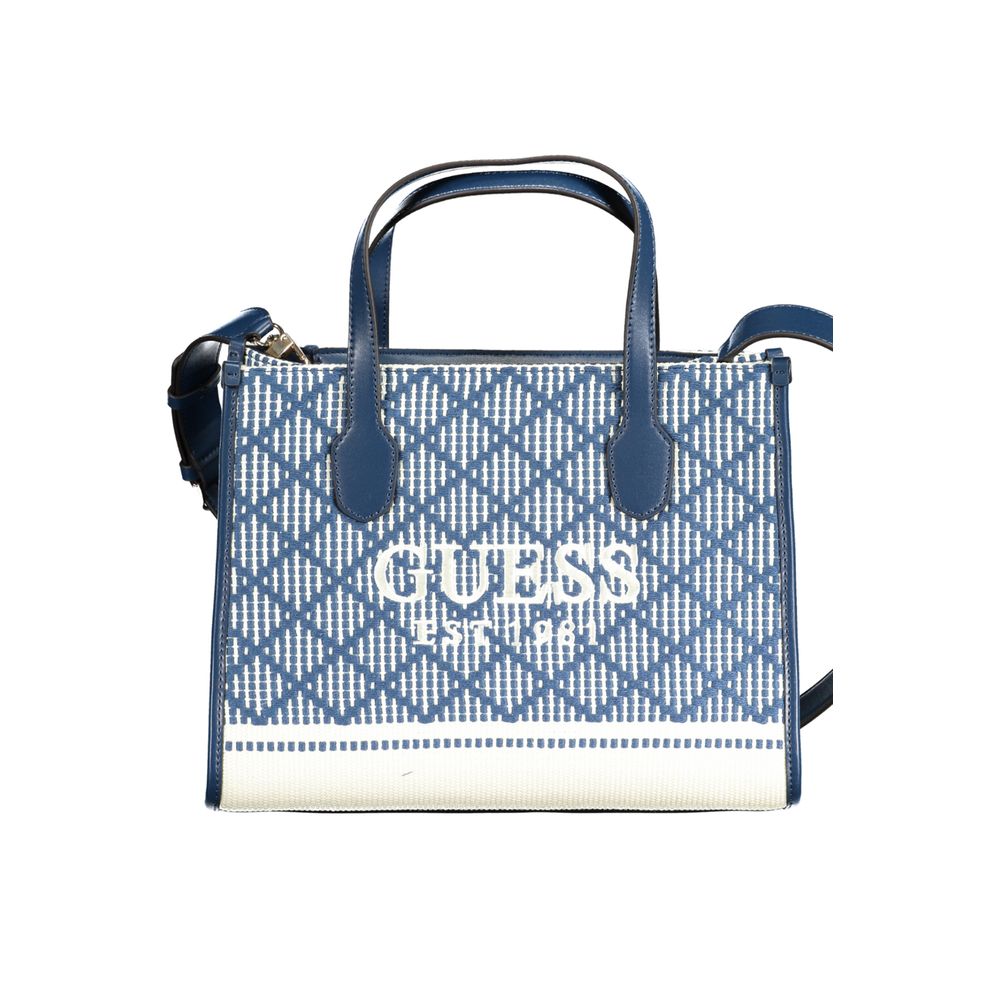 

Синяя хлопковая сумочка Guess Shoes