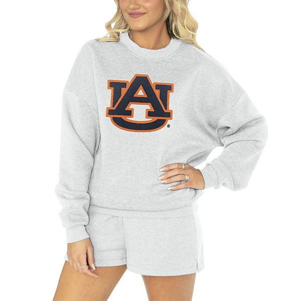 

Женский комплект для сна из толстовки и шорт ash auburn tigers team effort Gameday Couture