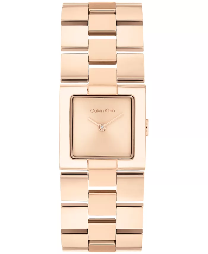 

Женские часы CK Meridian Rose Gold Tone Stainless Steel Bracelet Watch, 22 мм Calvin Klein