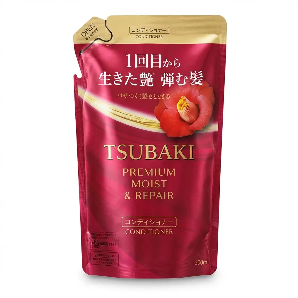 Увлажняющий и восстанавливающий кондиционер TSUBAKI Premium Moist & Repair, сменный блок 300 мл Alibooster