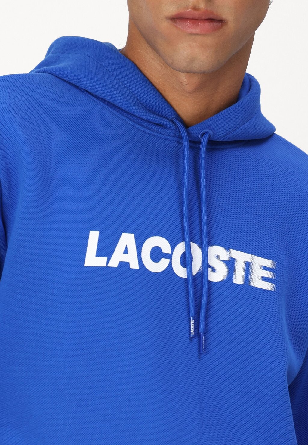 

Толстовка с капюшоном Lacoste, синий
