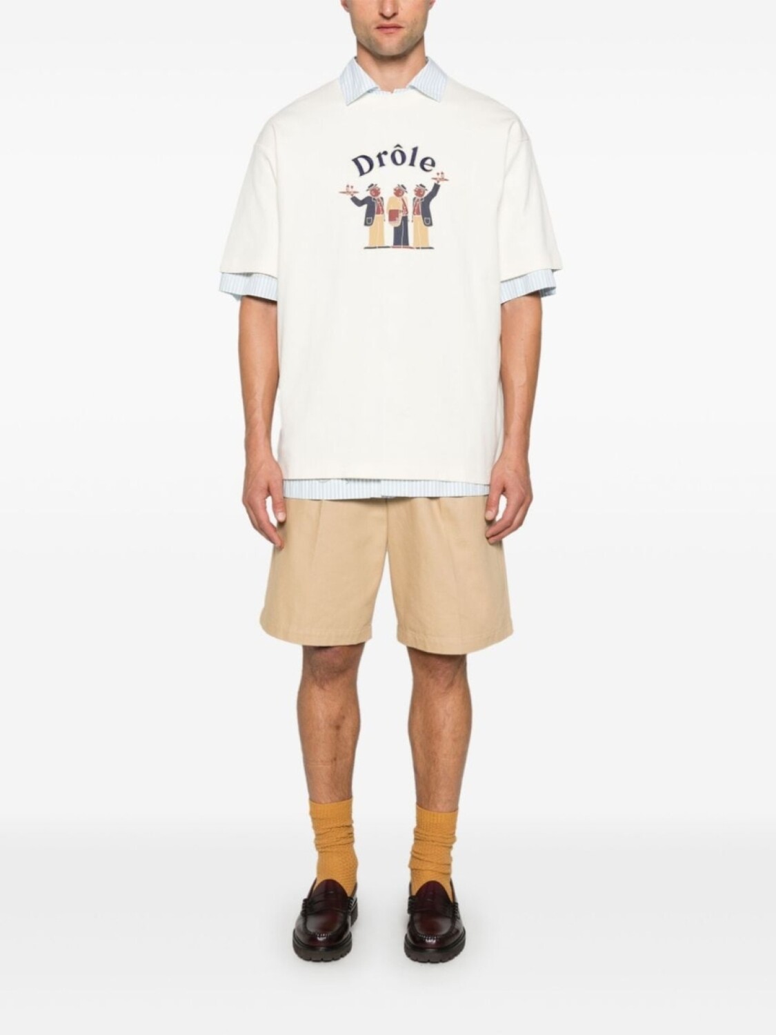 

Drôle De Monsieur футболка Le T-shirt Crillon, нейтральный цвет
