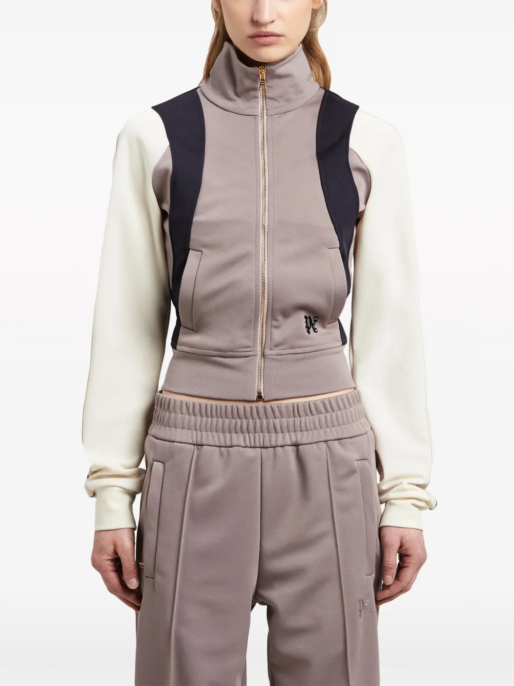 Спортивная куртка с монограммой PA PALM ANGELS, фиолетовый — фото 3