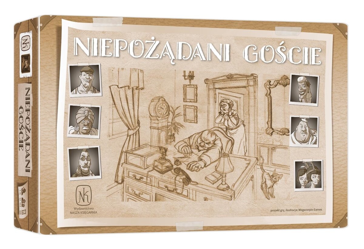 

Наш книжный магазин, игра для вечеринок Нежелательные гости Nasza Księgarnia