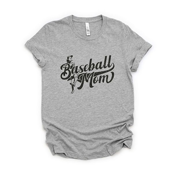 

Футболка с принтом Baseball mom cursive retro Simply Sage Market, Heather Grey, Серый, Футболка с принтом Baseball mom cursive retro Simply Sage Market, Heather Grey
