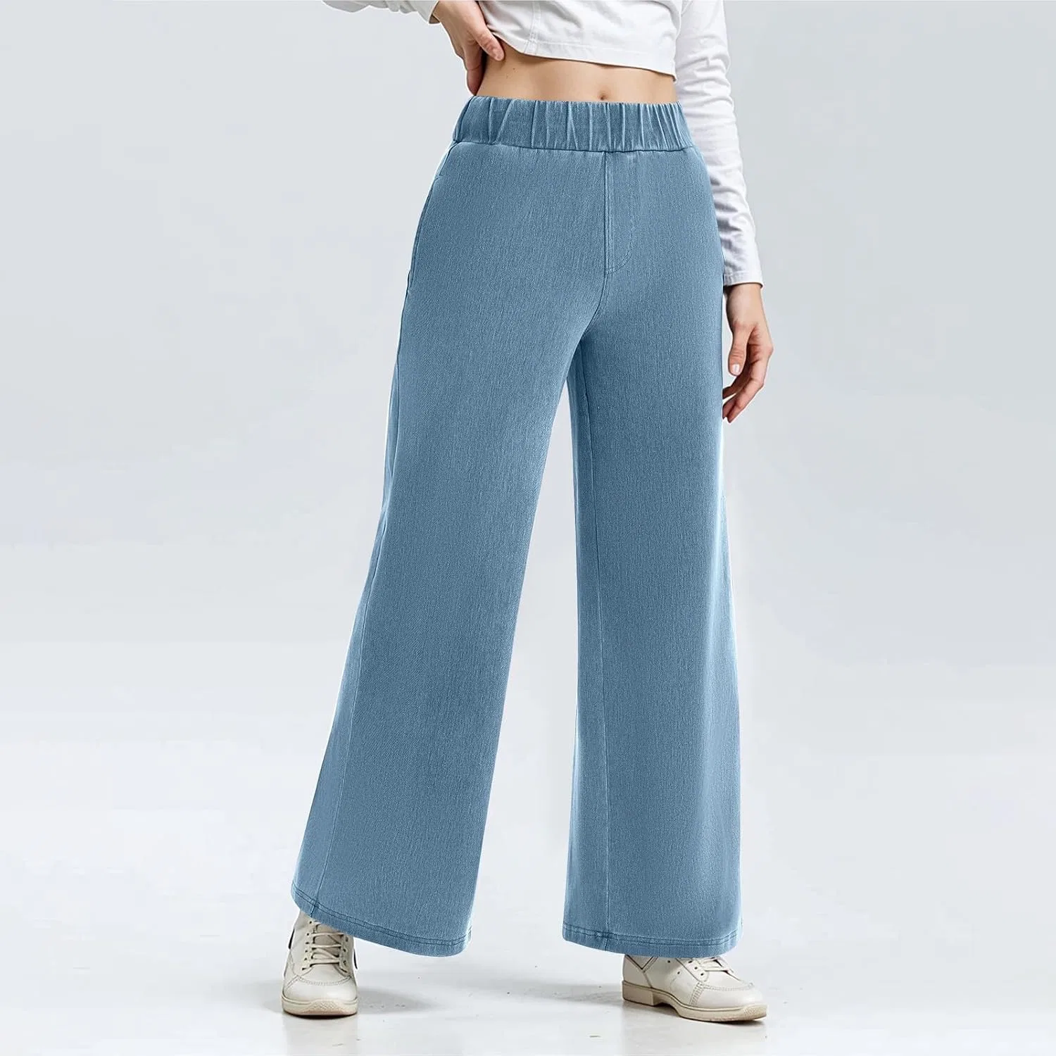 Джинсы свободные Woman, light Blue — фото 2