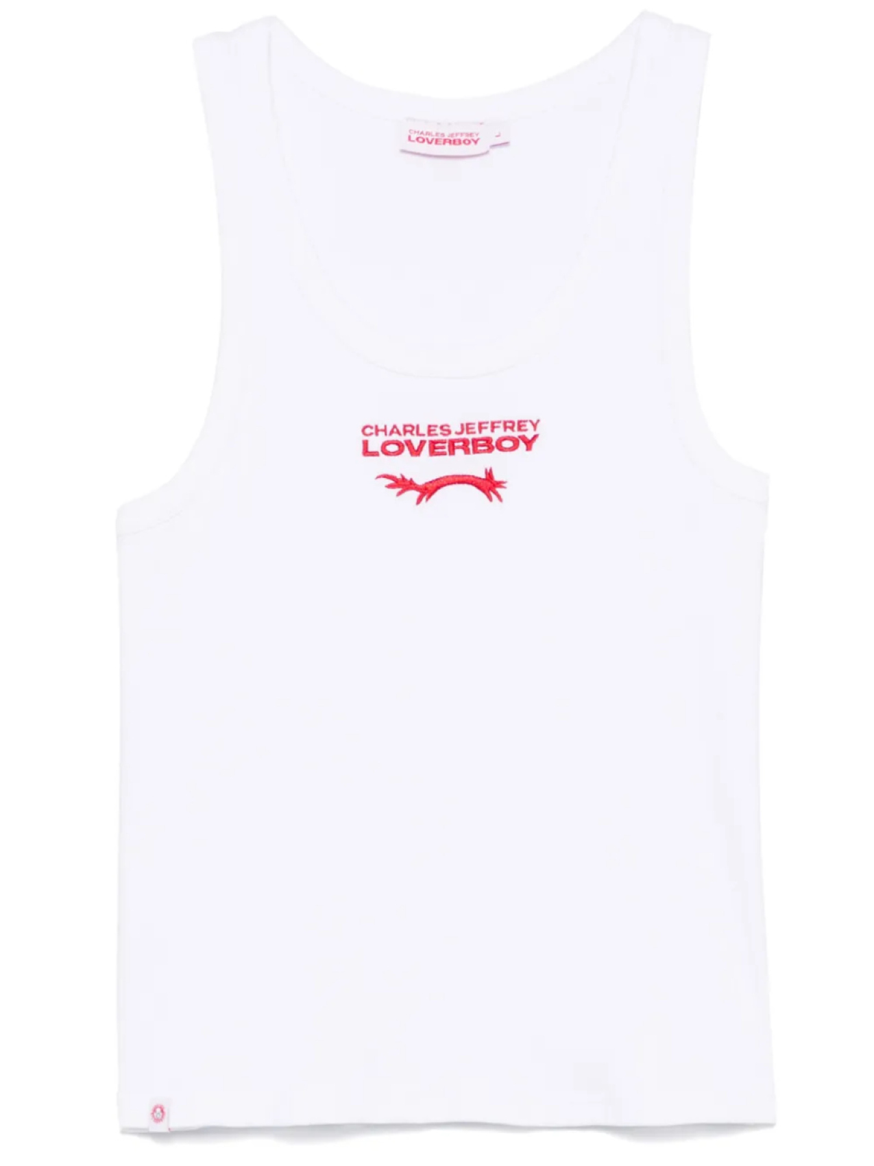 

Майка с вышитым логотипом Charles Jeffrey Loverboy, белый