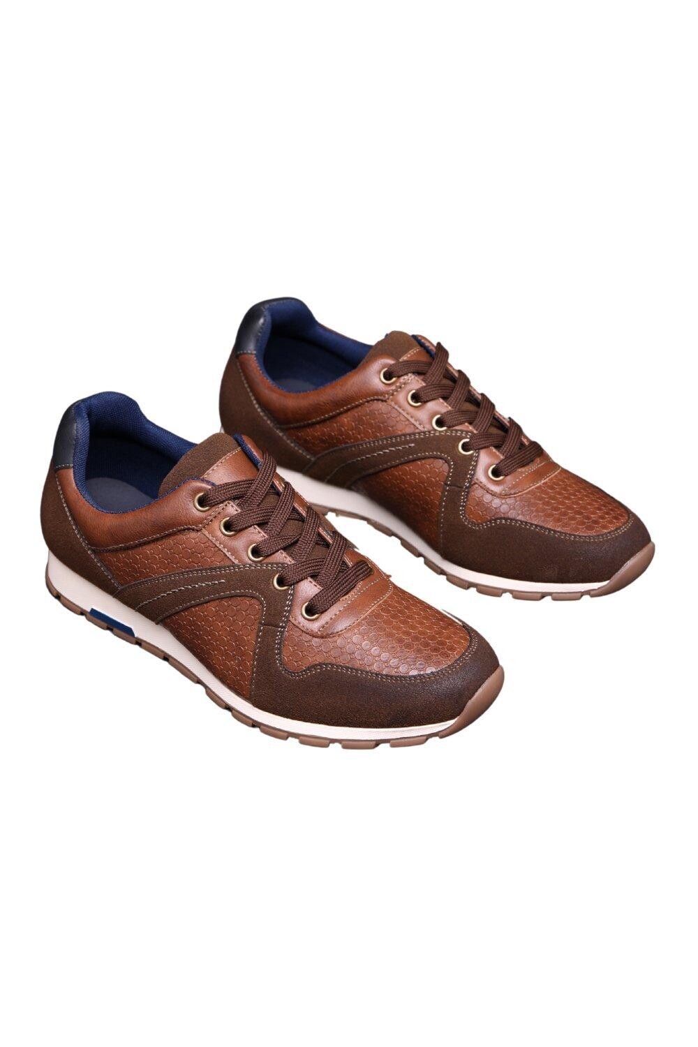 Повседневная комфортная классическая обувь в деловом стиле TOP STAKA SHOES, коричневый — фото 3