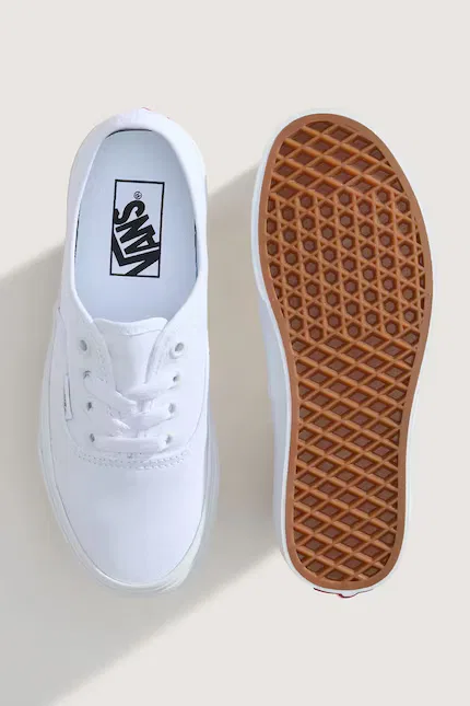 Кеды детские AUTHENTIC Vans, белый — фото 4