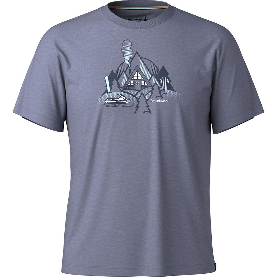 

Футболка Smartwool Alpine A-Frame Short-Sleeve Graphic Smartwool, Nightfall Blue