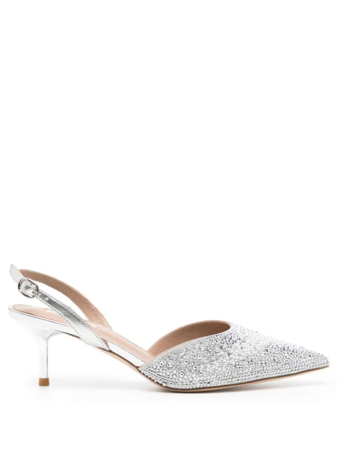 

NICOLI туфли Amedea 50 с кристаллами, серебристый