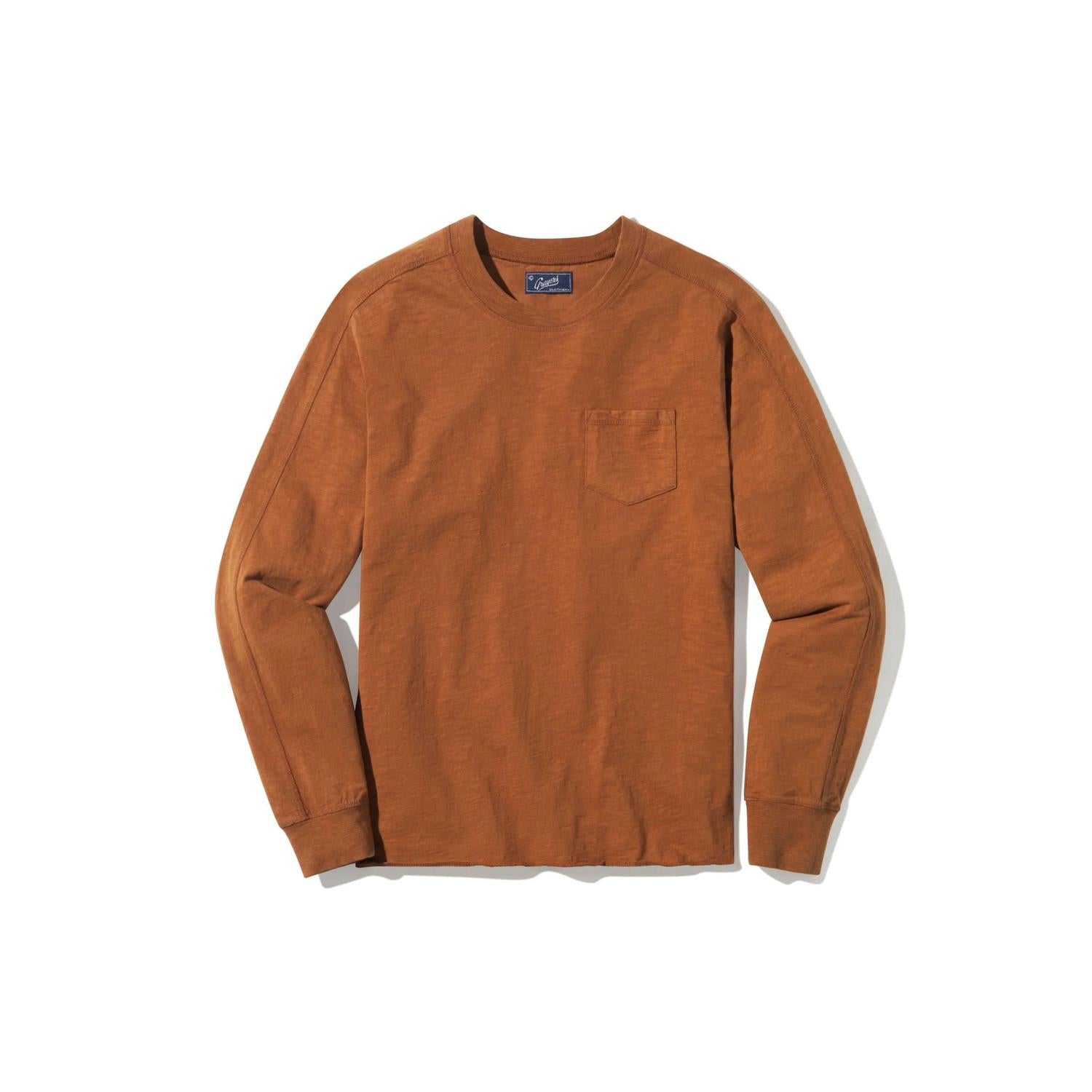 

Новая футболка Cooper Garment Dyed Pocket Tee в монашеском халате Grayers, цвет monks robe