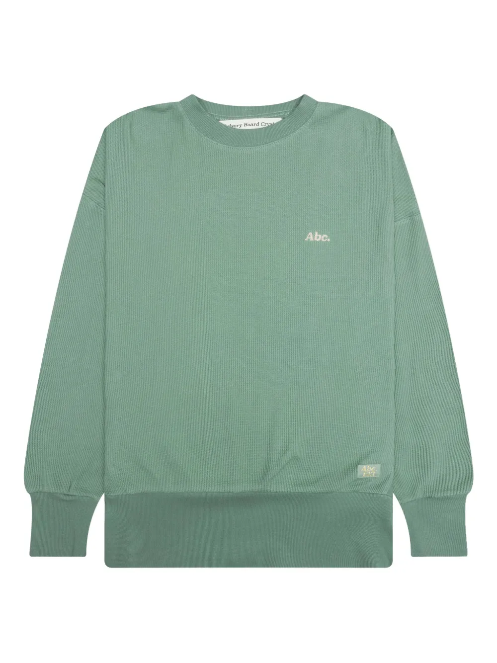 

Толстовка с круглым вырезом и вафельным узором Advisory Board Crystals, зеленый