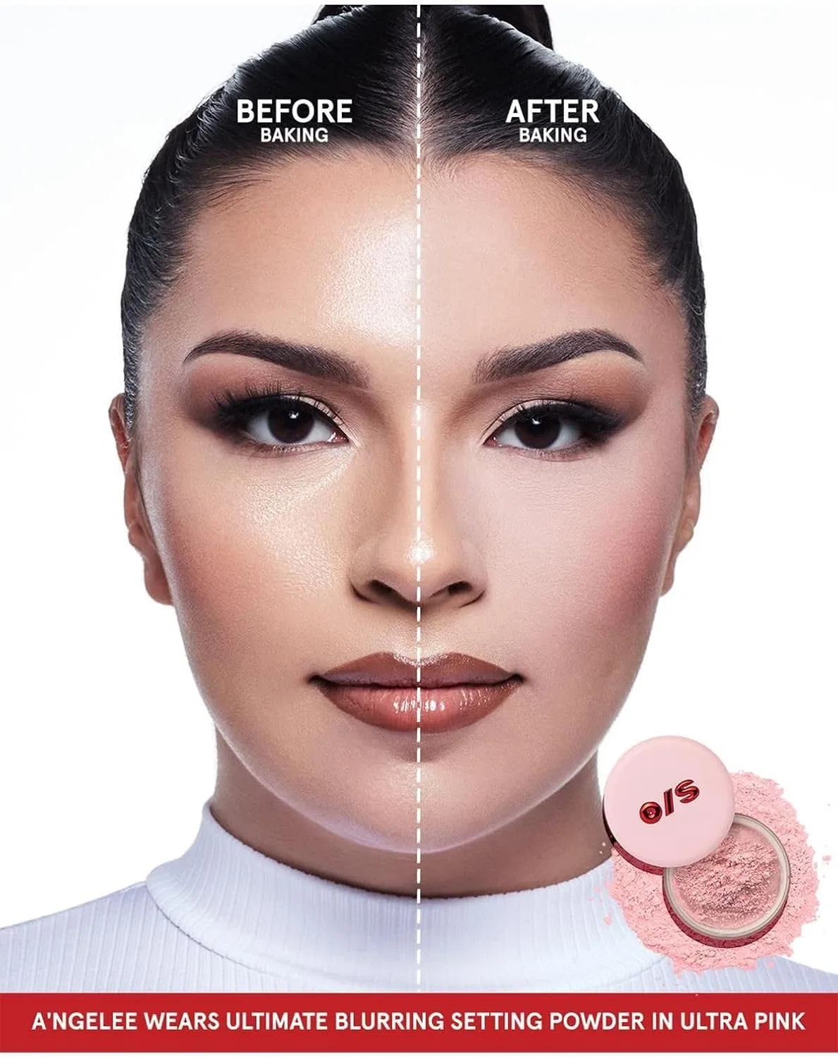 Пудра рассыпчатая One Size Ultimate Blurring Setting Powder Ultra Pink для светлой и средней кожи — фото 2