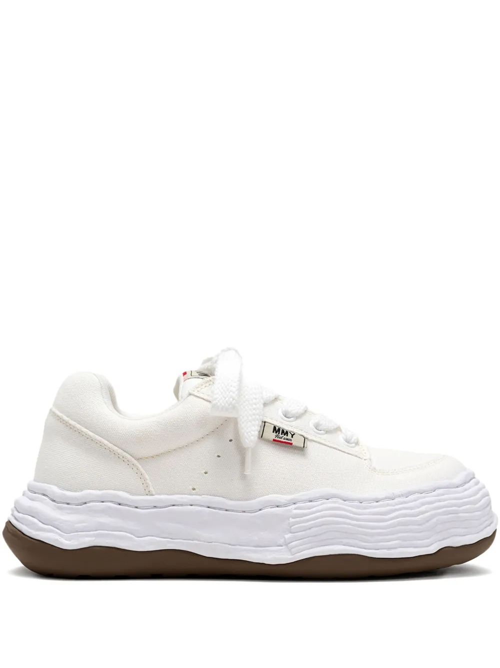 

Кеды из холщовой ткани Maison Mihara Yasuhiro, белый