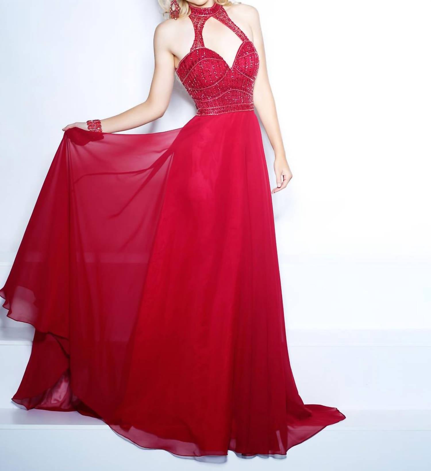 

Вечернее платье с бретелями в винном цвете 2Cute