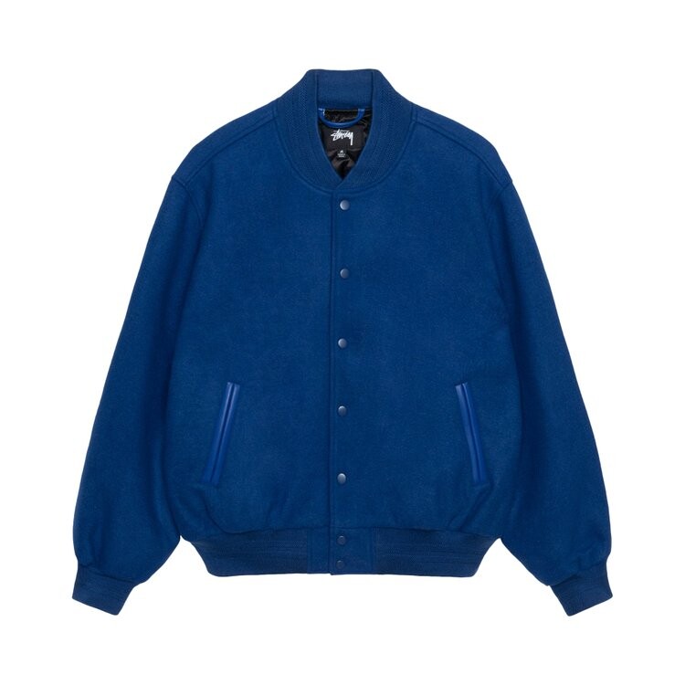 

Куртка Stussy Sport Melton Varsity 'Royal', синий