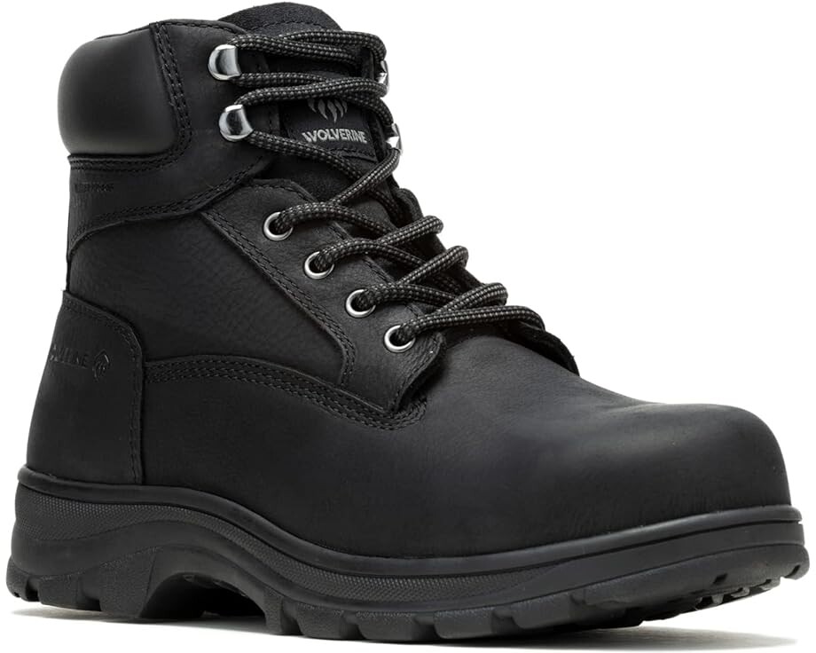 

Ботинки Wolverine Carlsbad Waterproof 6" Steel Toe Work Boot, черный