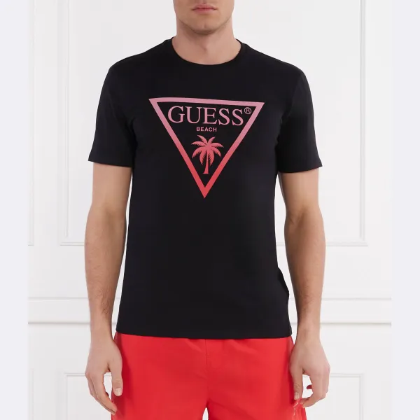 

Облегающая футболка Guess, черный
