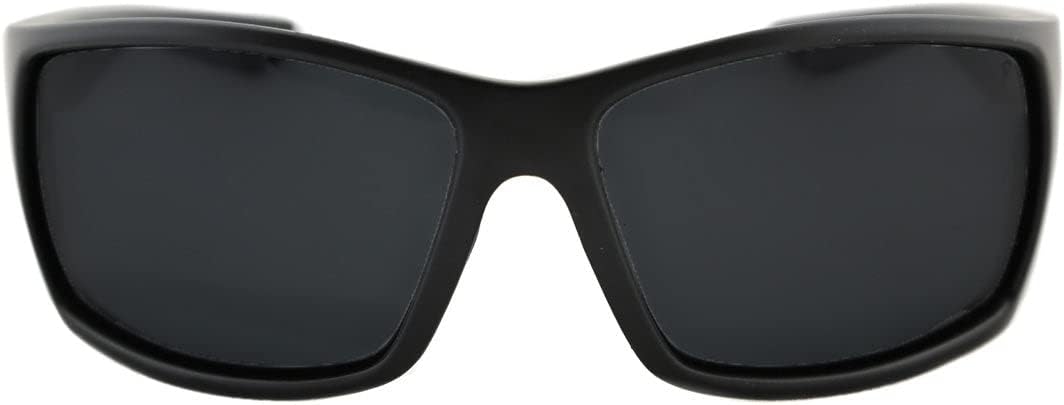 

KZ Gear - Солнцезащитные очки Sierra Floating - Средняя спортивная оправа - Поляризованные, 100% защита от УФ-излучения - Отлично подходят для водных видов спорта, Black / Black