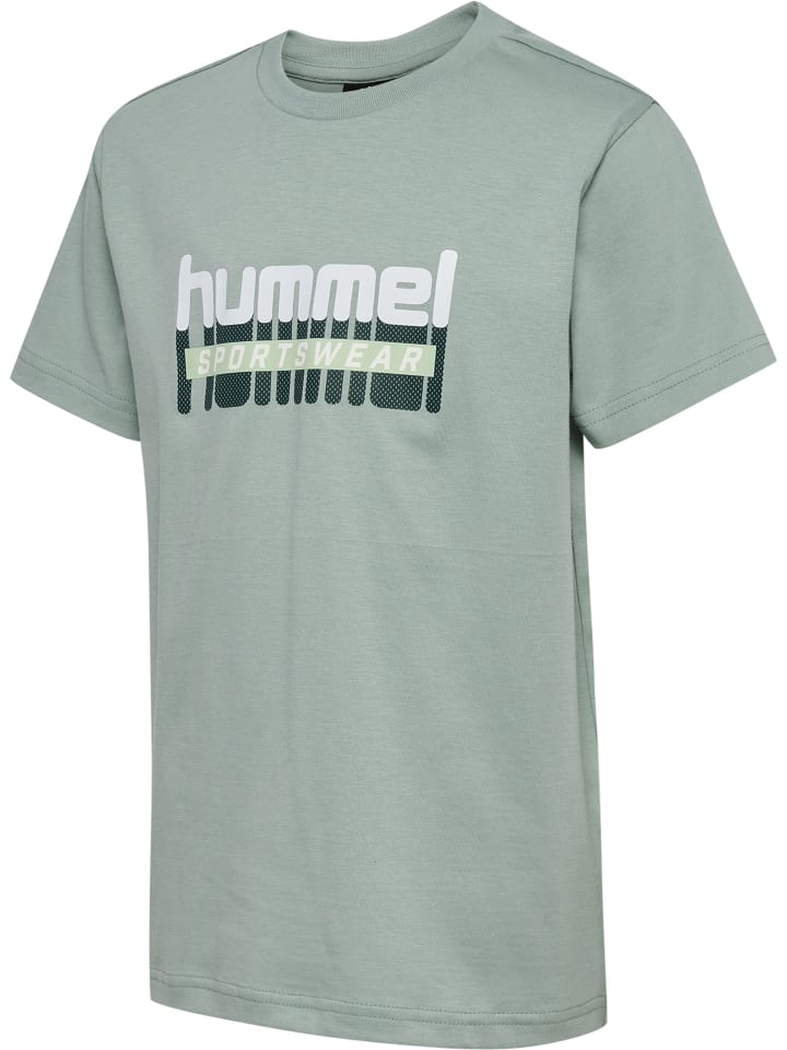 

Футболка Hummel, цвет black iris/iceberg green