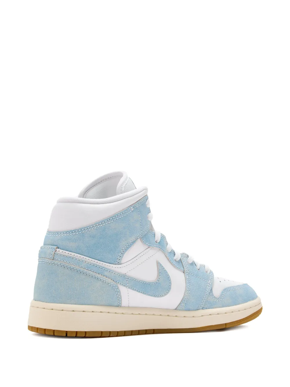 Высокие кроссовки Air Jordan 1 Nike, синий — фото 2